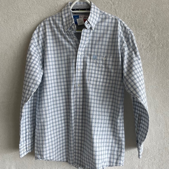 George Strait Cowboy Cut Collection by Wrangler / Men’s Long Sleeve Button-Down - Picture 1 of 7